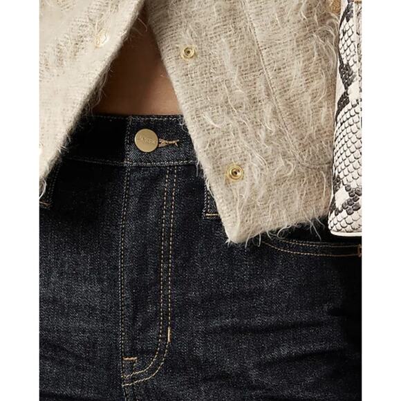 J.Crew 2003 Bootcut Jeans Womens SZ 32 Blue/Rinse Hi-Rise Denim Flare-leg CC506 - Picture 4 of 10